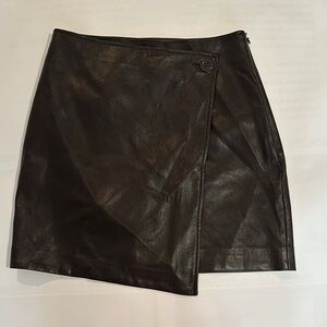Black Leather Skirt